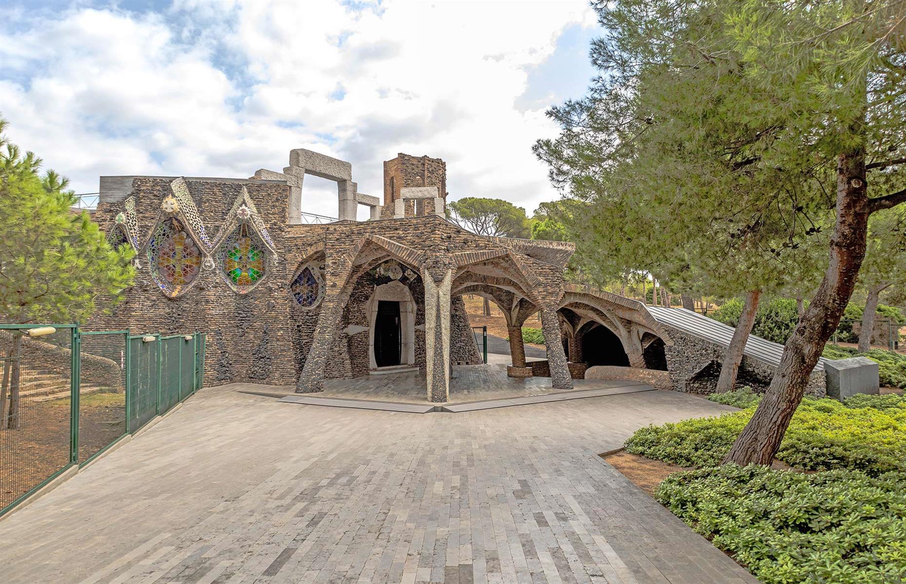 Bypass Gaudi’s Sagrada Familia in Barcelona, go to Colonia Guell Church